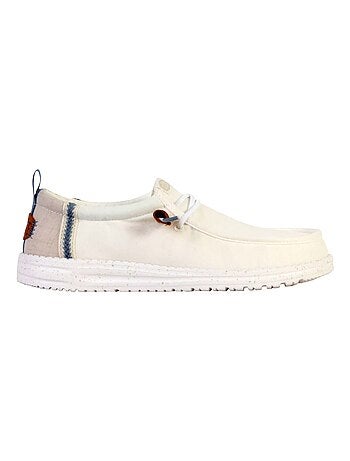 Mocassin à Lacets Hey Dude Wally Craft Linen