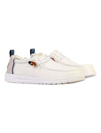 Mocassin à Lacets Hey Dude Wally Craft Linen