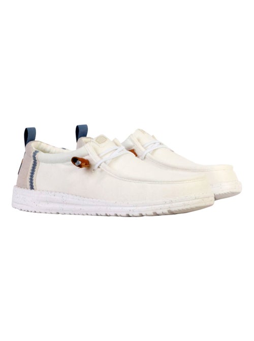 Mocassin à Lacets Hey Dude Wally Craft Linen - Kiabi