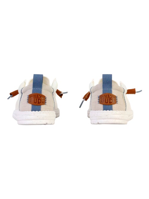 Mocassin à Lacets Hey Dude Wally Craft Linen - Kiabi