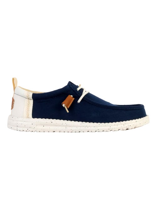 Mocassin à Lacets Hey Dude Wally Craft Linen - Kiabi