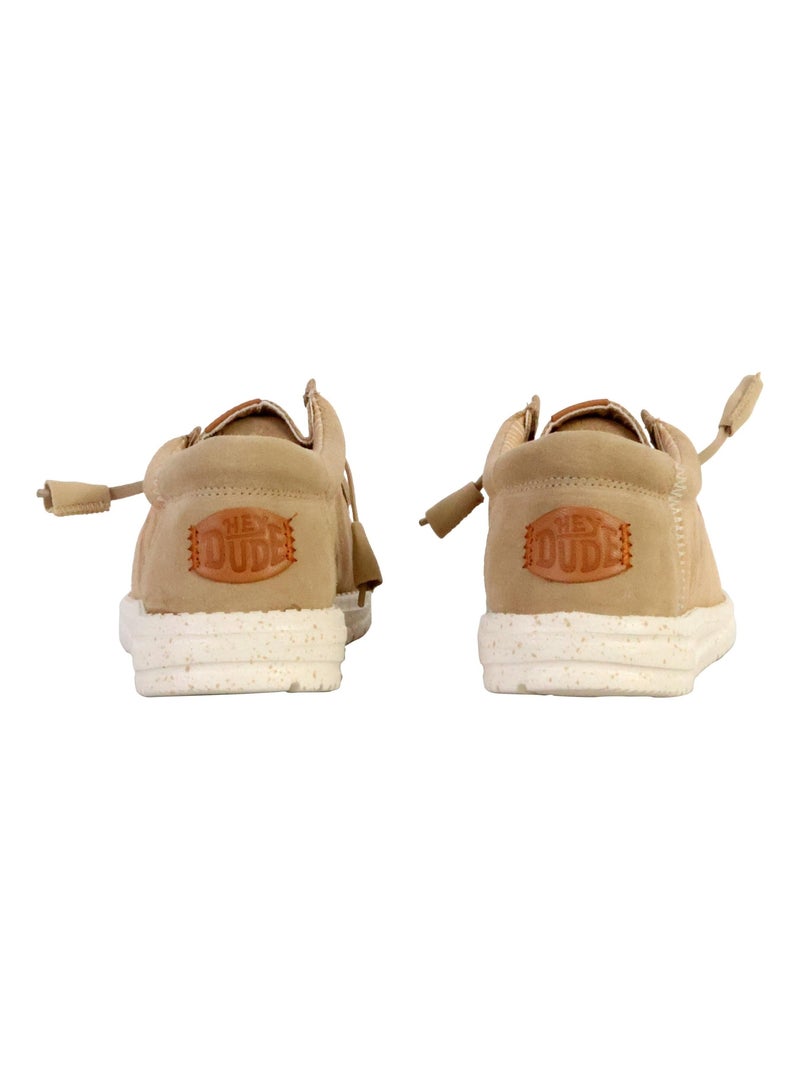 Mocassin à Lacets Hey Dude Wally Elevated Basics Beige - Kiabi