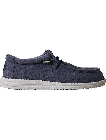 Mocassin à Lacets Hey Dude Wally Stretch Jersey