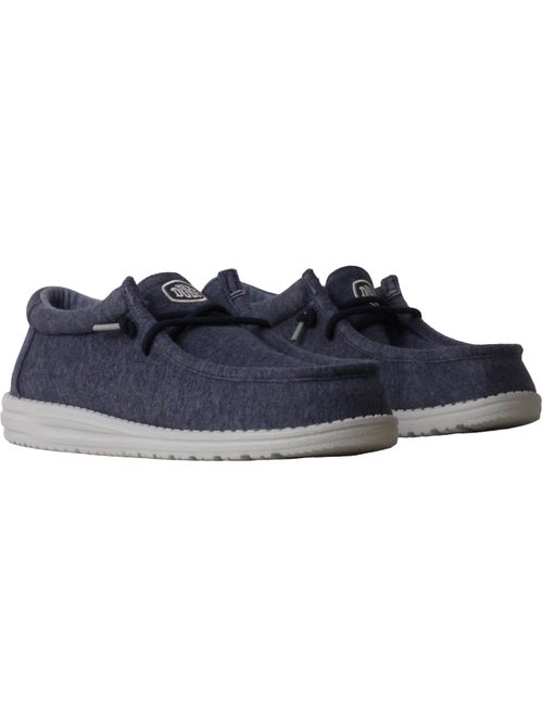 Mocassin à Lacets Hey Dude Wally Stretch Jersey - Kiabi