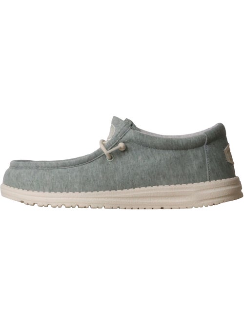 Mocassin à Lacets Hey Dude Wally Stretch Jersey - Kiabi