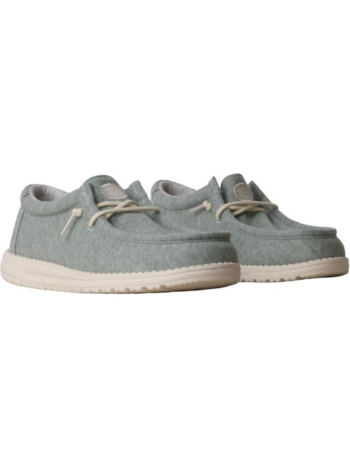 Mocassin à Lacets Hey Dude Wally Stretch Jersey - Kiabi