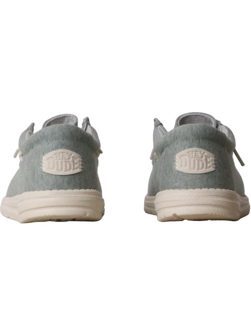 Mocassin à Lacets Hey Dude Wally Stretch Jersey - Kiabi
