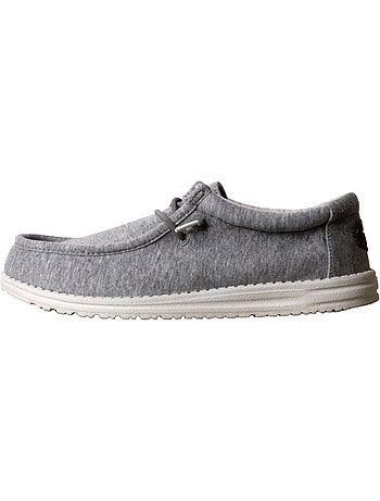 Mocassin à Lacets Hey Dude Wally Stretch Jersey