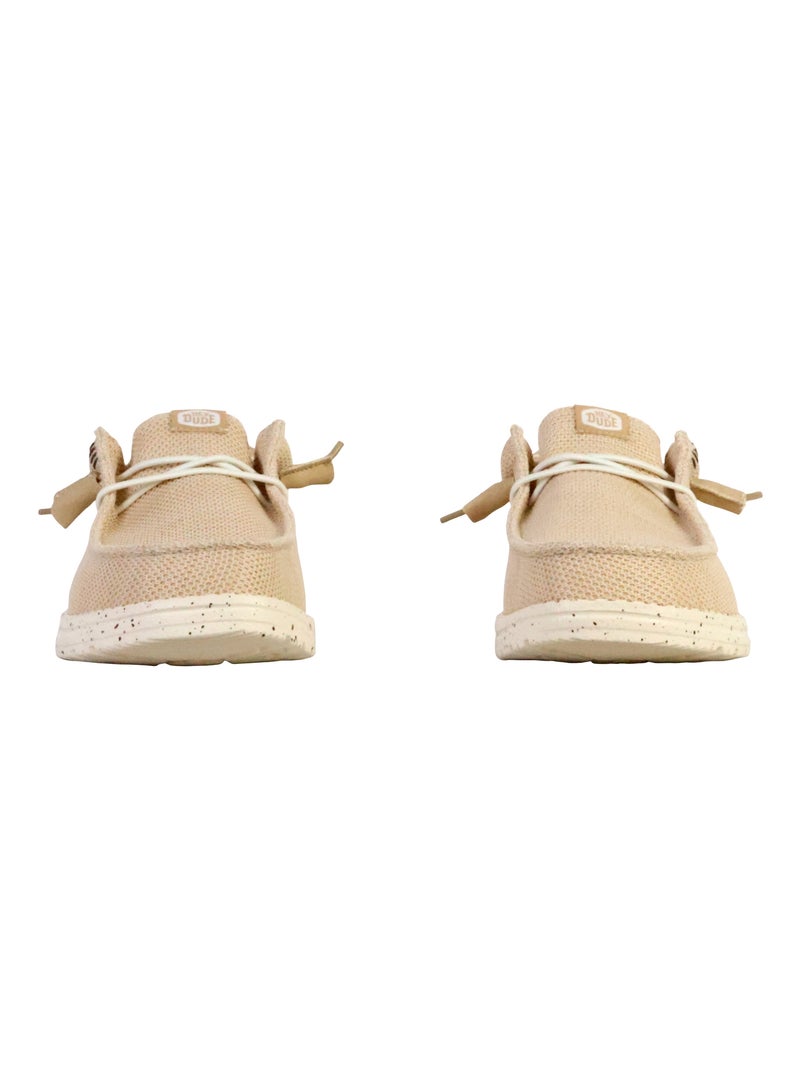 Mocassin à Lacets Hey Dude Wally Stretch Sox Beige - Kiabi