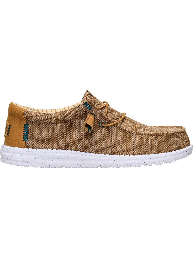 Mocassin à Lacets Hey Dude Wally Stretch Sox Marron - Kiabi