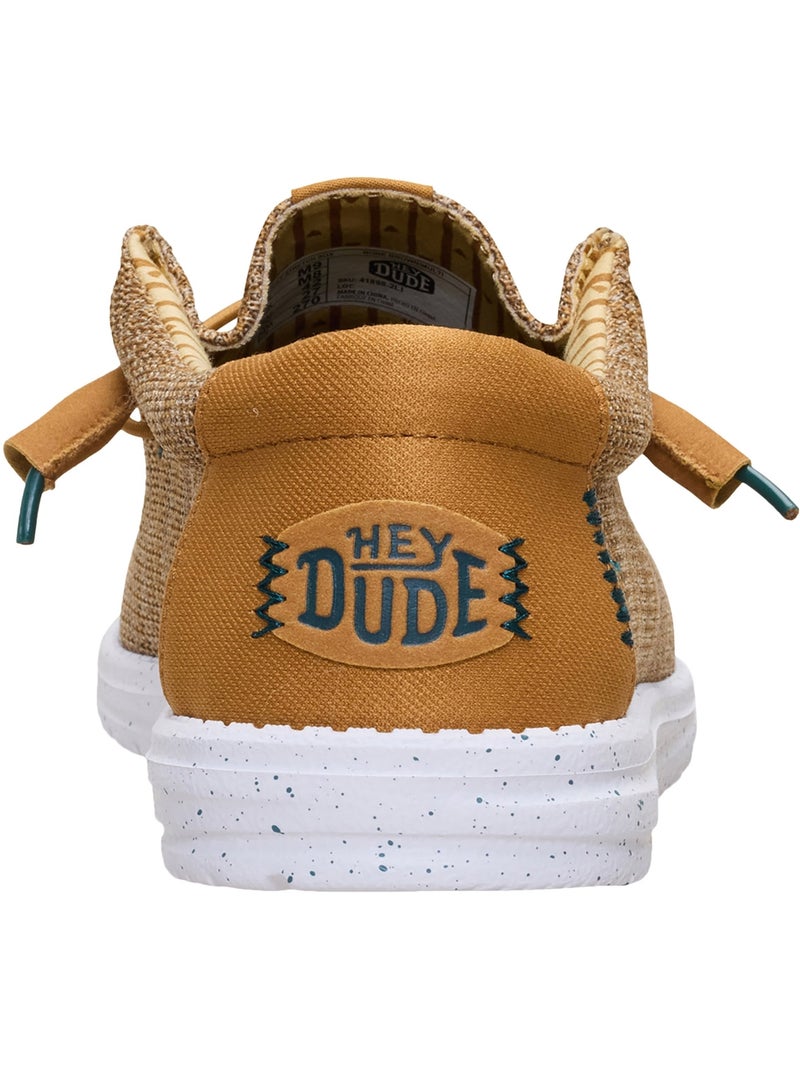 Mocassin à Lacets Hey Dude Wally Stretch Sox Marron - Kiabi