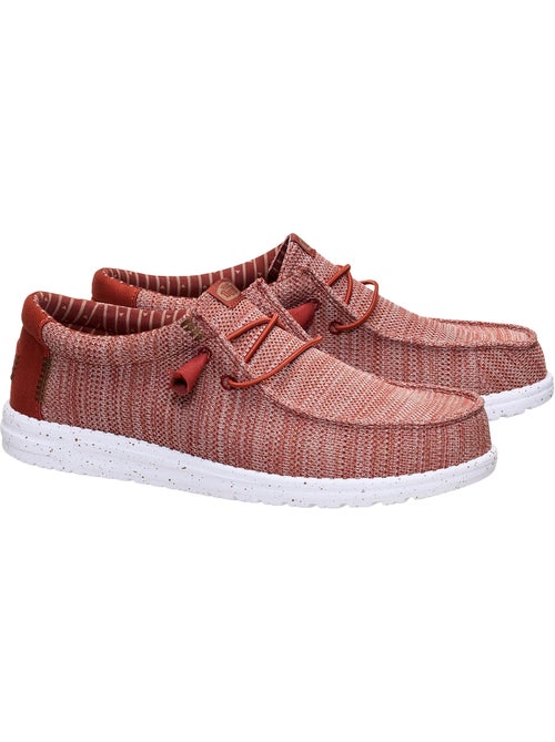 Mocassin à Lacets Hey Dude Wally Stretch Sox - Kiabi Mocassin à Lacets Hey Dude Wally Stretch Sox - Kiabi