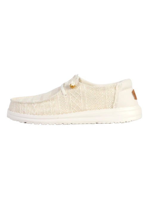 Mocassin à Lacets Hey Dude Wendy Crochet Lace - Kiabi