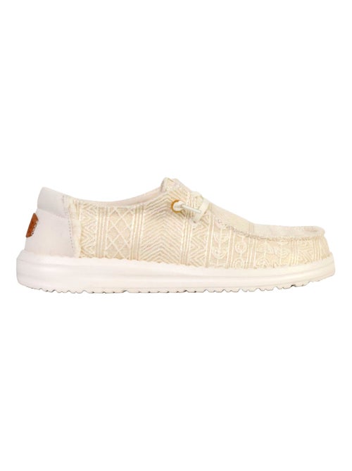Mocassin à Lacets Hey Dude Wendy Crochet Lace - Kiabi