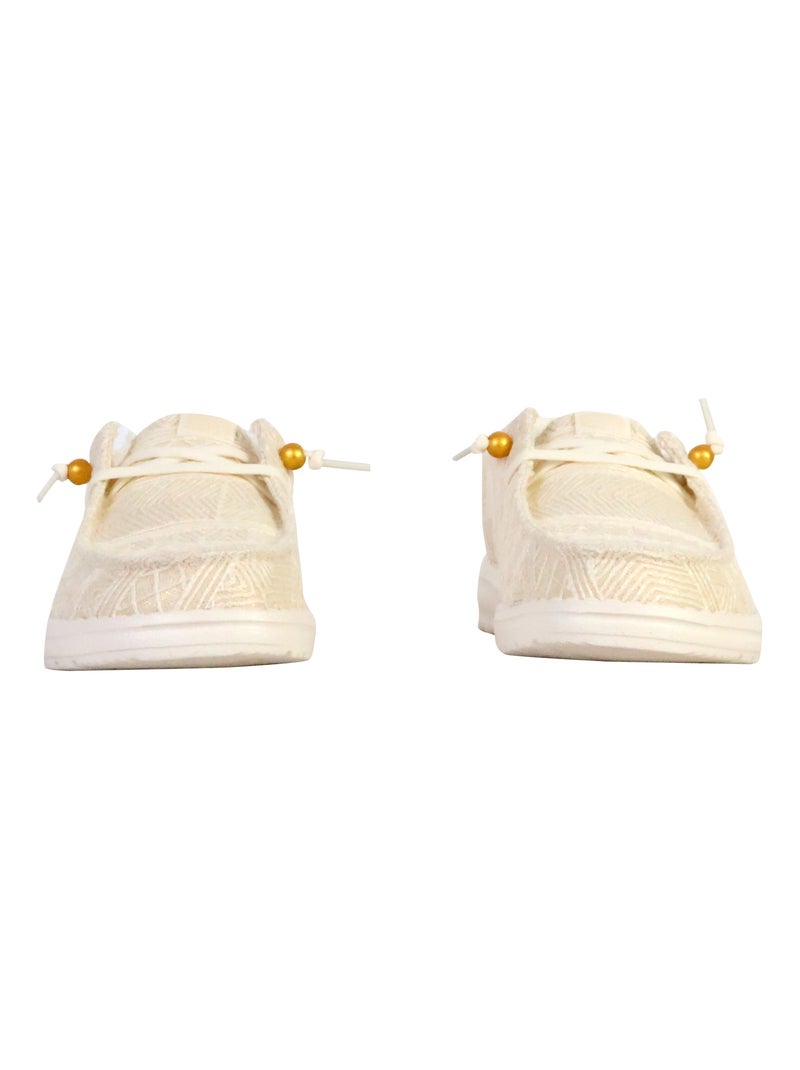 Mocassin à Lacets Hey Dude Wendy Crochet Lace Blanc - Kiabi