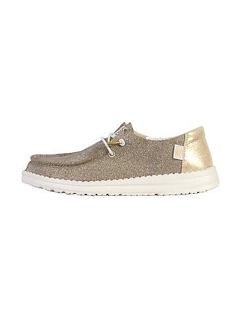 Mocassin à Lacets Hey Dude Wendy Metallic Sparkle