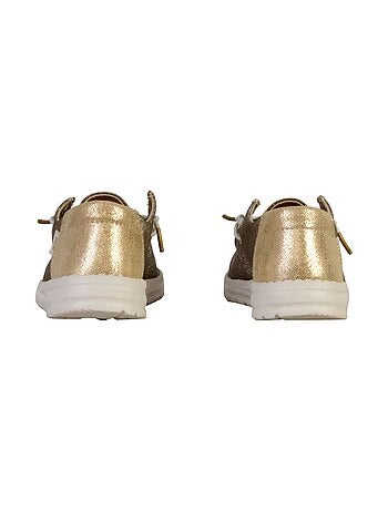 Mocassin à Lacets Hey Dude Wendy Metallic Sparkle