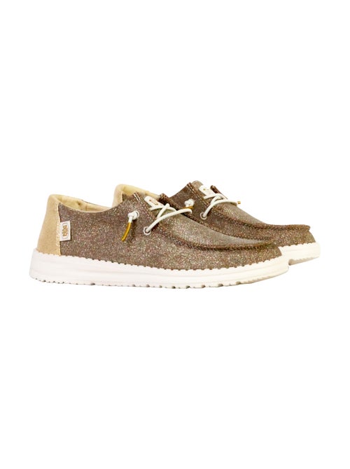 Mocassin à Lacets Hey Dude Wendy Metallic Sparkle - Kiabi