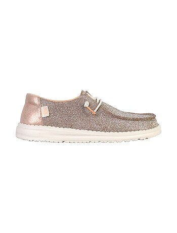 Mocassin à Lacets Hey Dude Wendy Metallic Sparkle