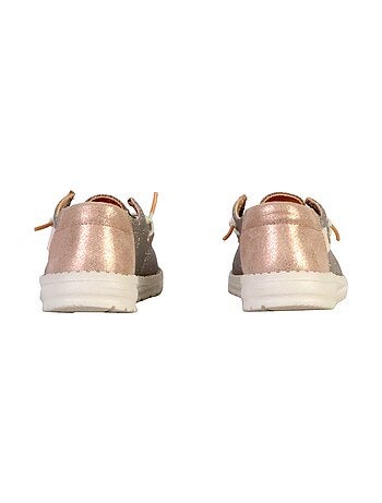 Mocassin à Lacets Hey Dude Wendy Metallic Sparkle