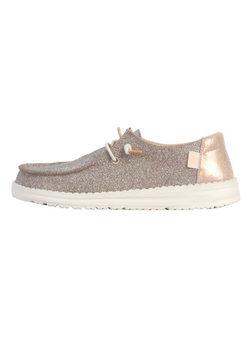 Mocassin à Lacets Hey Dude Wendy Metallic Sparkle - Kiabi