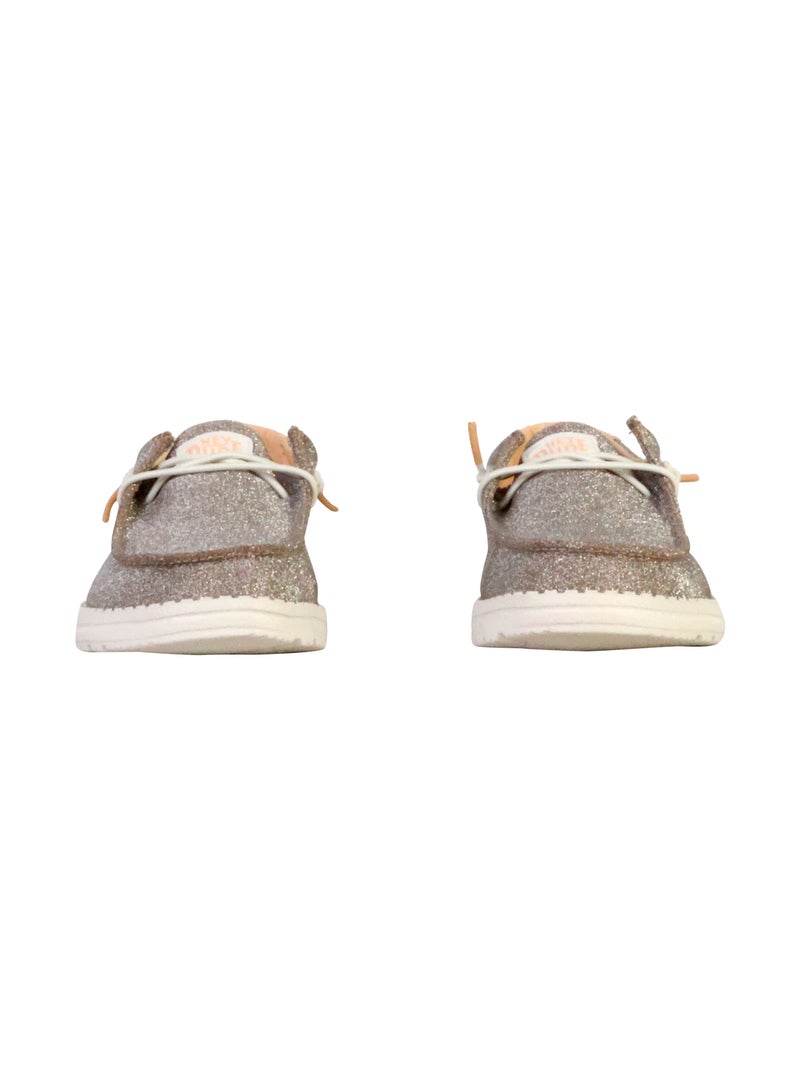 Mocassin à Lacets Hey Dude Wendy Metallic Sparkle Rose - Kiabi