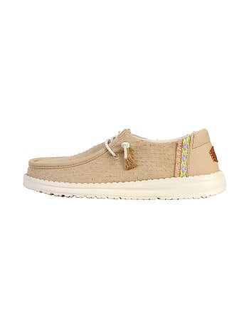 Mocassin à Lacets Hey Dude Wendy Perf Canvas