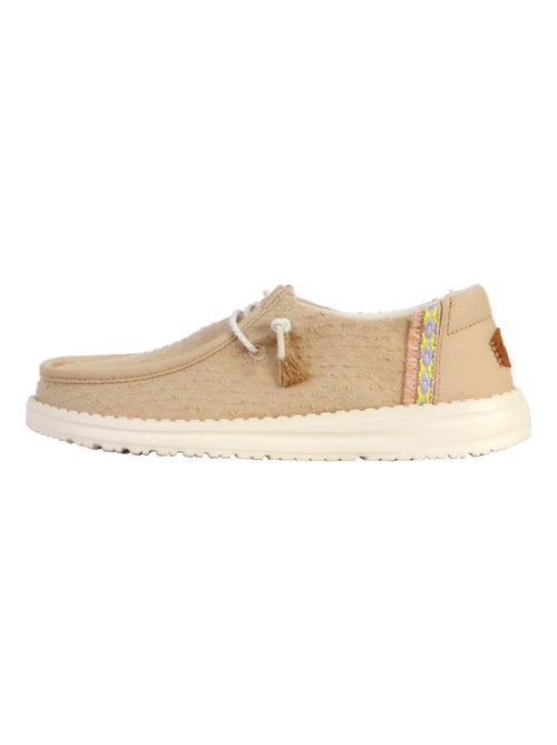 Mocassin à Lacets Hey Dude Wendy Perf Canvas - Kiabi