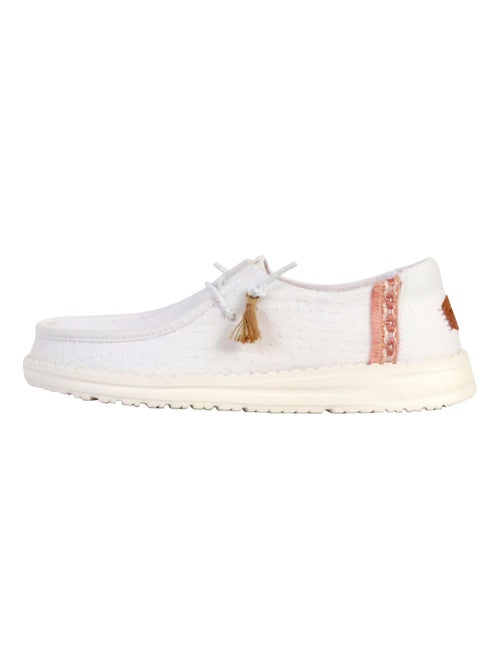 Mocassin à Lacets Hey Dude Wendy Perf Canvas - Kiabi