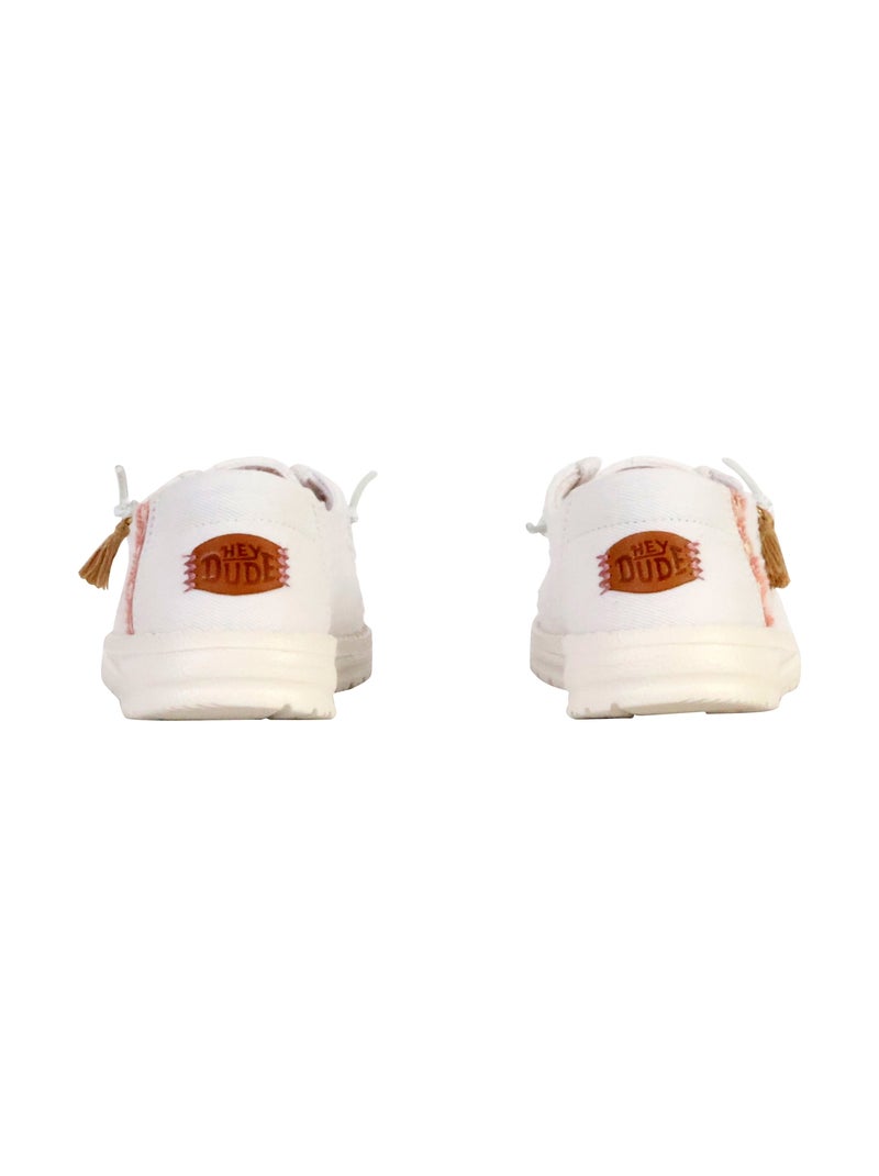 Mocassin à Lacets Hey Dude Wendy Perf Canvas Blanc - Kiabi