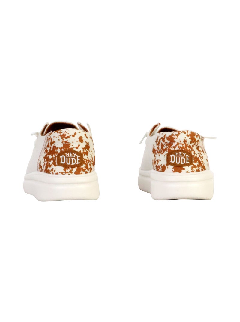 Mocassin à Lacets Hey Dude Wendy Rise Animal Blanc - Kiabi