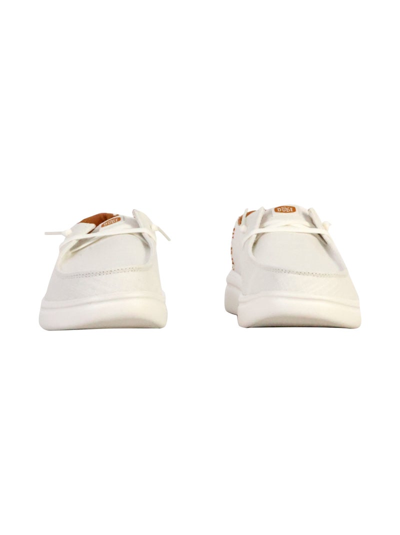 Mocassin à Lacets Hey Dude Wendy Rise Animal Blanc - Kiabi