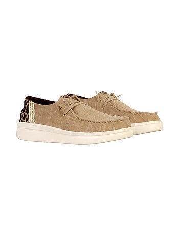 Mocassin à Lacets Hey Dude Wendy Rise Animal