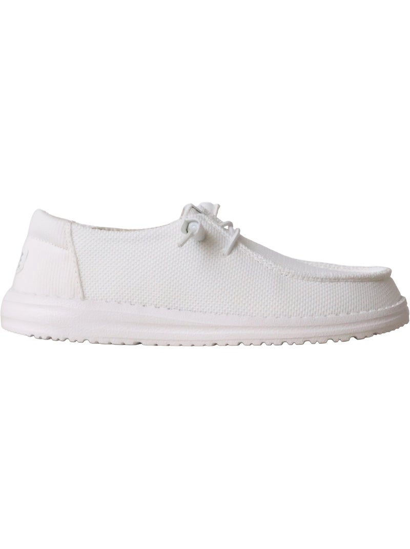Mocassin à Lacets Hey Dude Wendy Stretch Sox Blanc - Kiabi