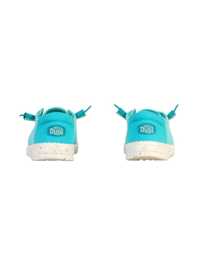 Mocassin à Lacets Hey Dude Wendy Stretch Sox Bleu - Kiabi