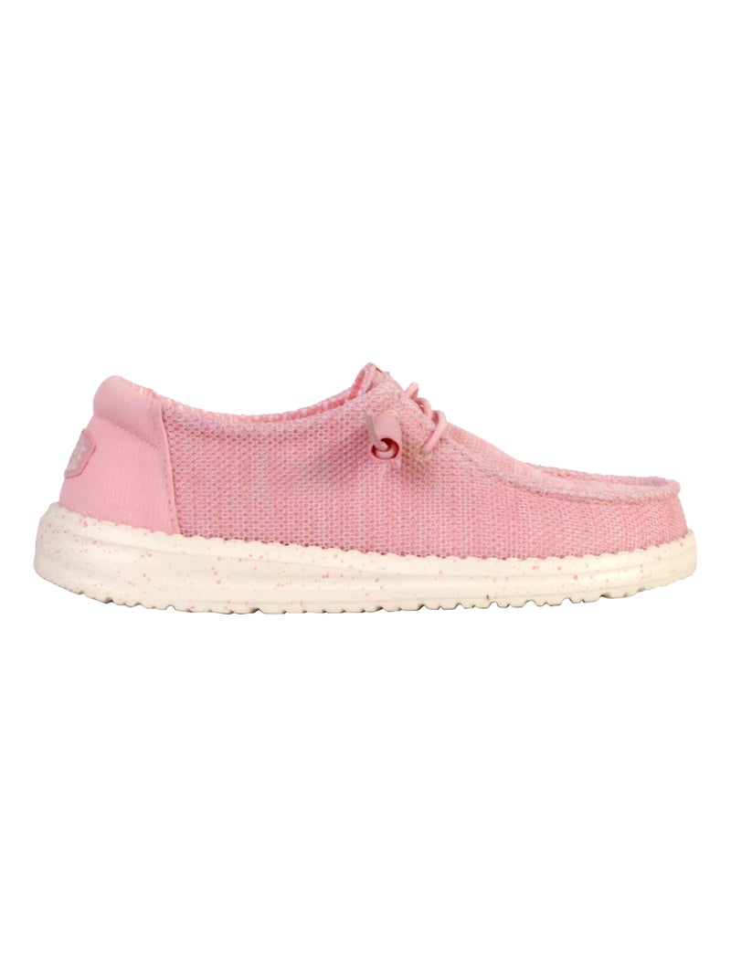 Mocassin à Lacets Hey Dude Wendy Stretch Sox Rose - Kiabi