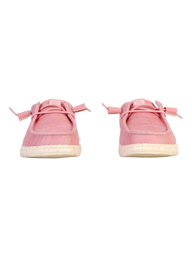 Mocassin à Lacets Hey Dude Wendy Stretch Sox Rose - Kiabi