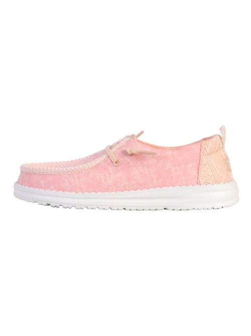 Mocassin à Lacets Hey Dude Wendy Surf Wash - Kiabi