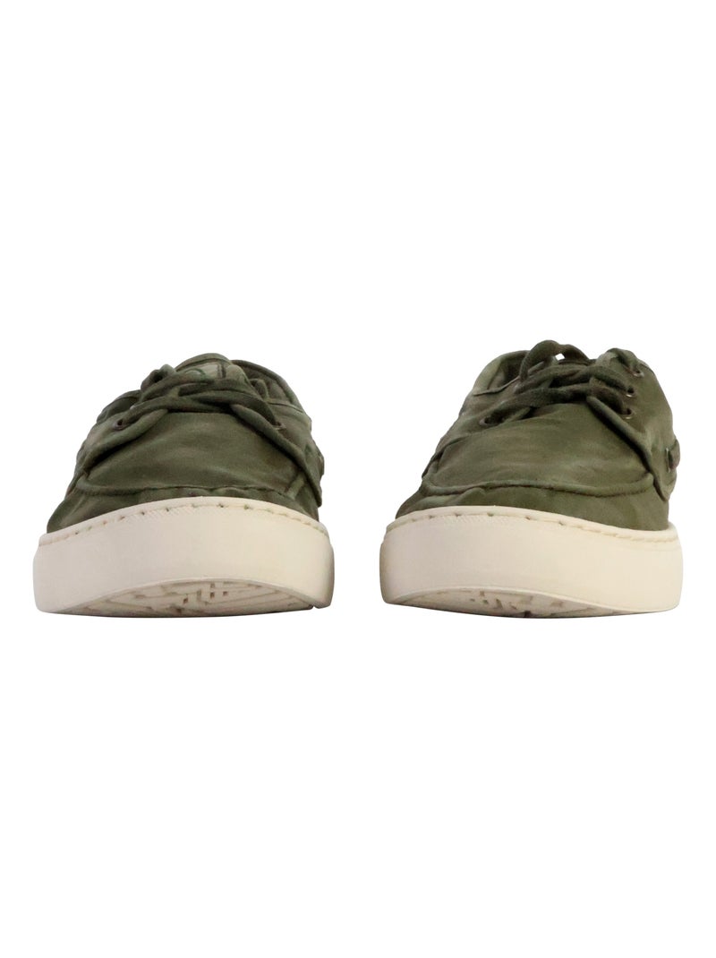 Mocassin à Lacets Natural World Kaki - Kiabi