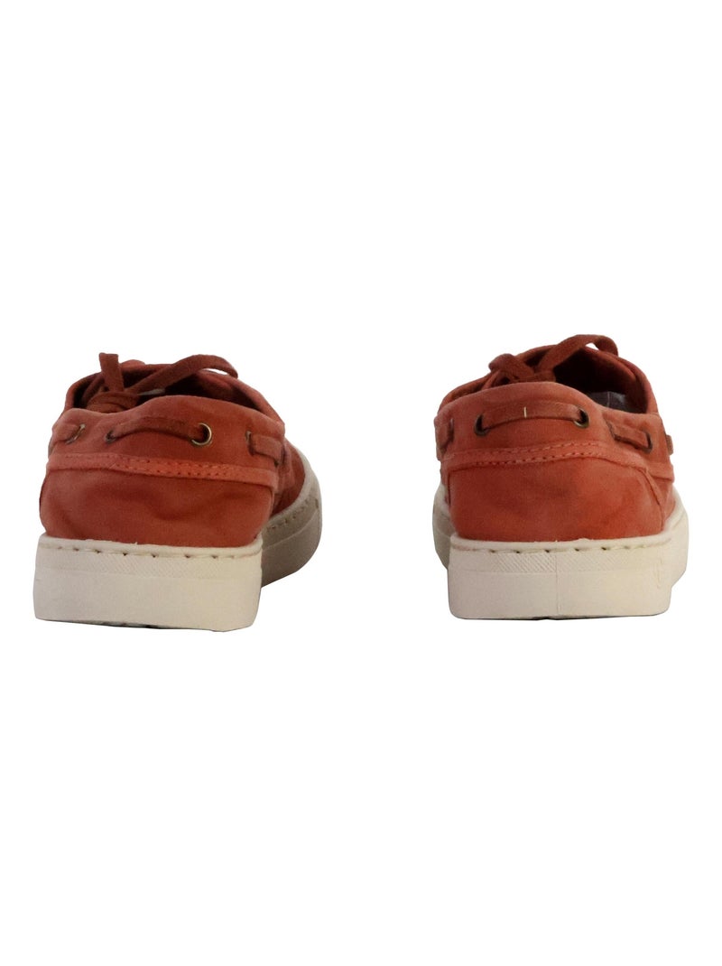 Mocassin à Lacets Natural World Rouge - Kiabi