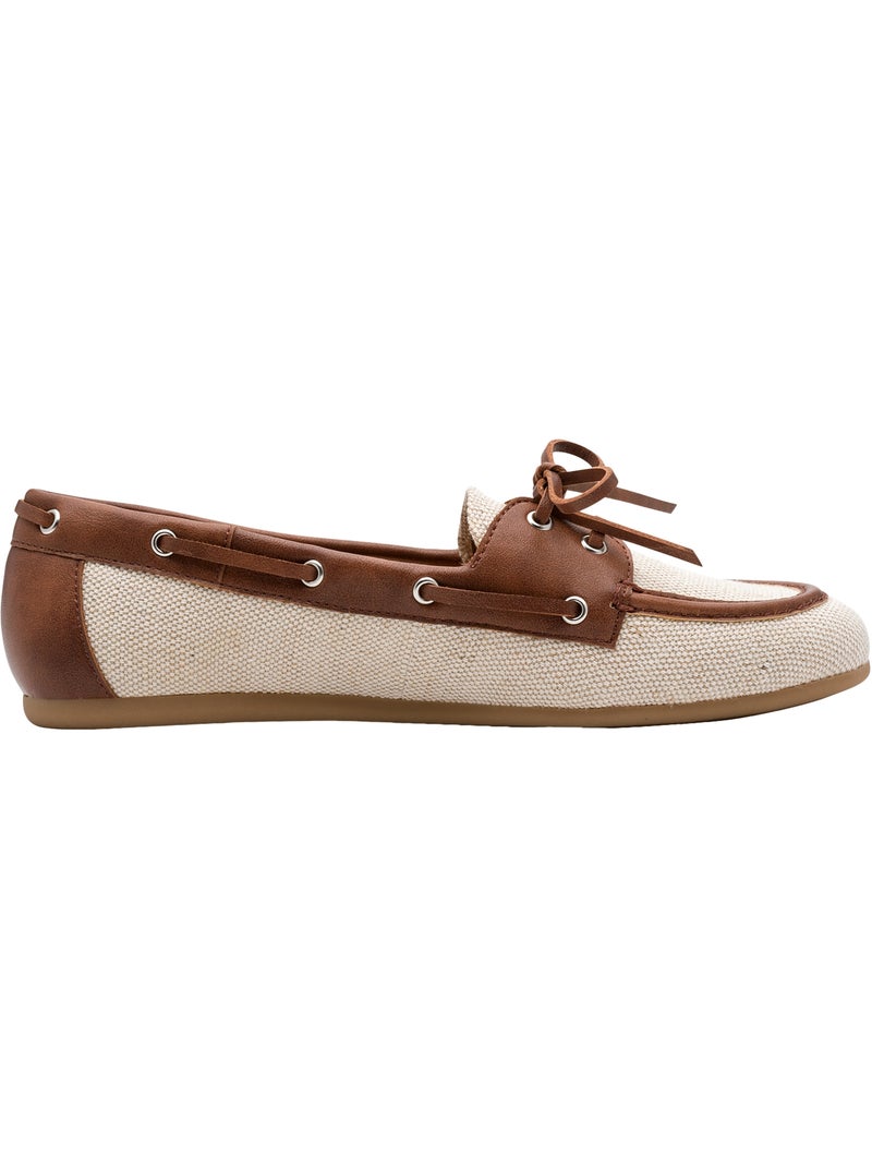 Mocassin à Lacets Tamaris Beige - Kiabi