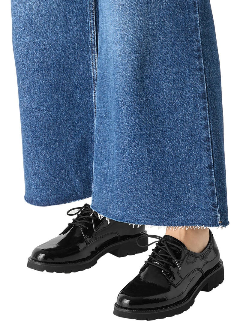 Mocassin à lacets tamaris Noir - Kiabi