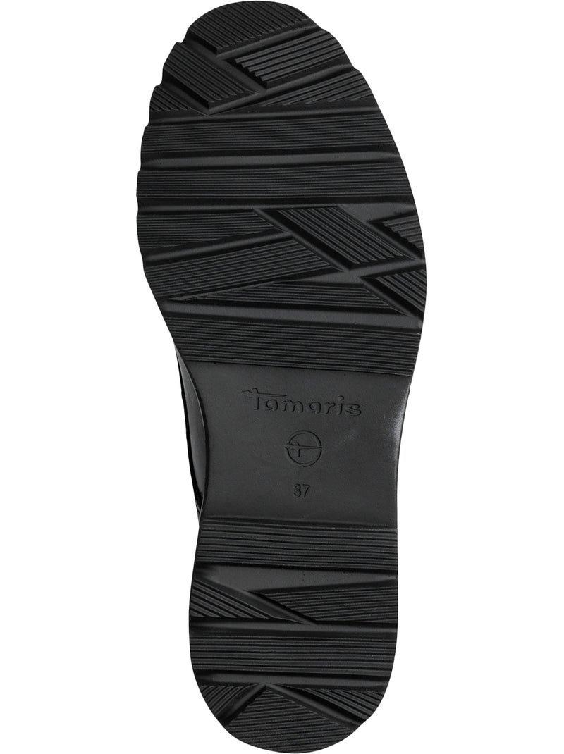 Mocassin à lacets tamaris Noir mat - Kiabi