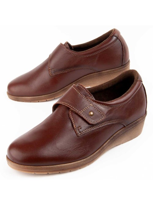 Mocassin à Pointe Cuir Naturel Purapiel - Kiabi