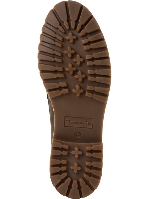 Mocassin à talon cuir tamaris - Kiabi Mocassin à talon cuir tamaris - Kiabi