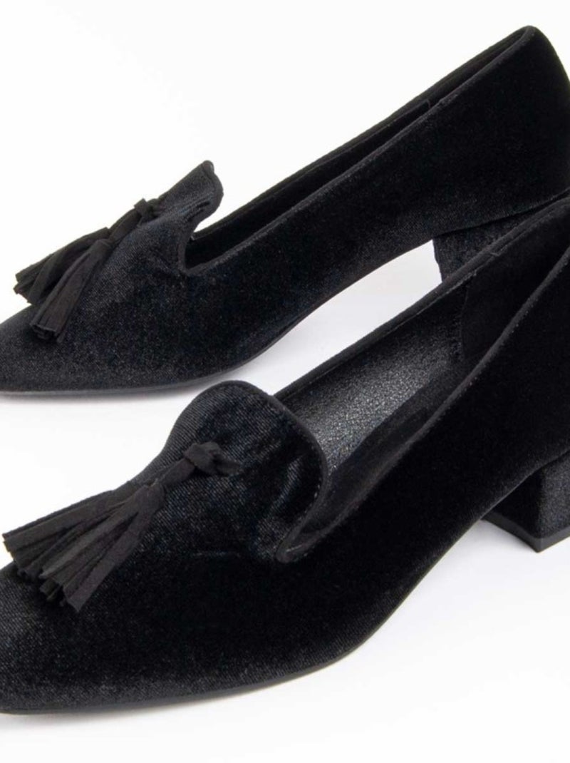 Mocassin à talon Montevita Kairo Noir - Kiabi
