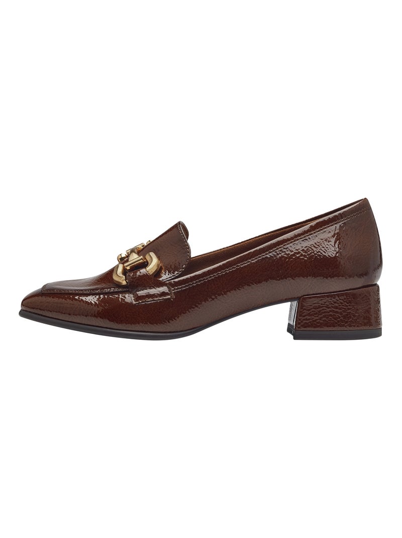 Mocassin à Talon Tamaris Marron - Kiabi