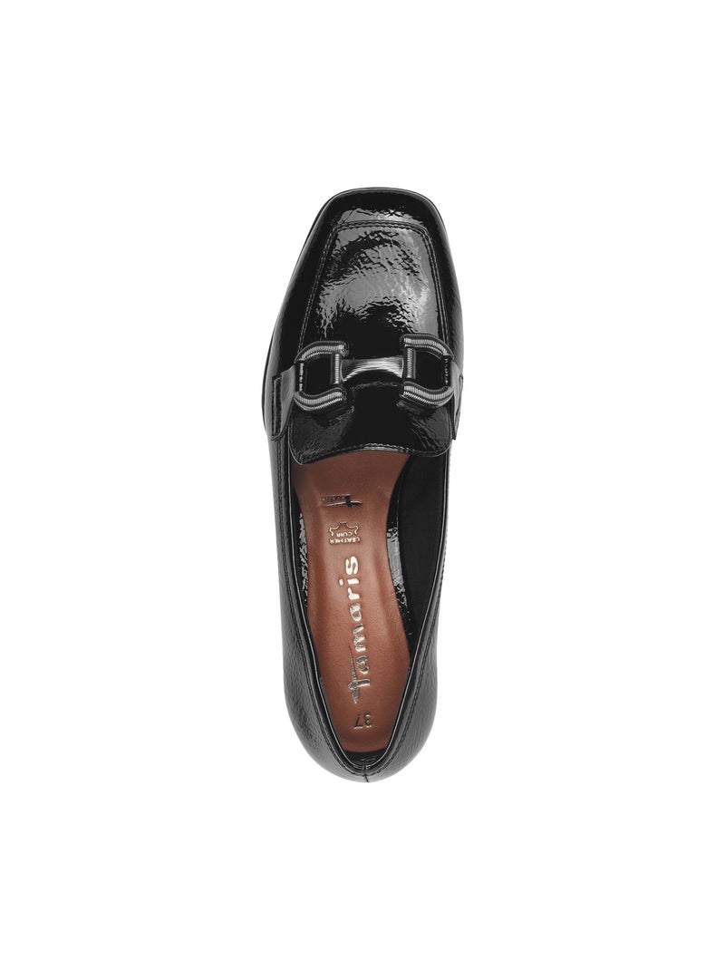 Mocassin à Talon Tamaris Noir - Kiabi