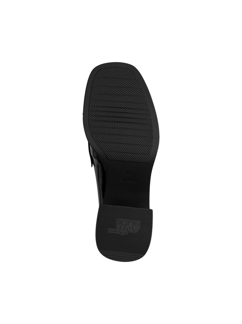Mocassin à Talon Tamaris Noir - Kiabi