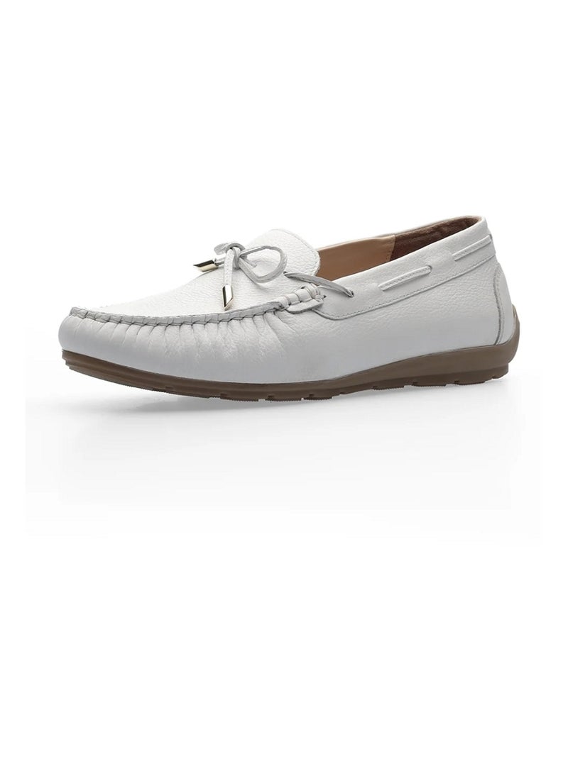 Mocassin Ara Blanc Blanc - Kiabi